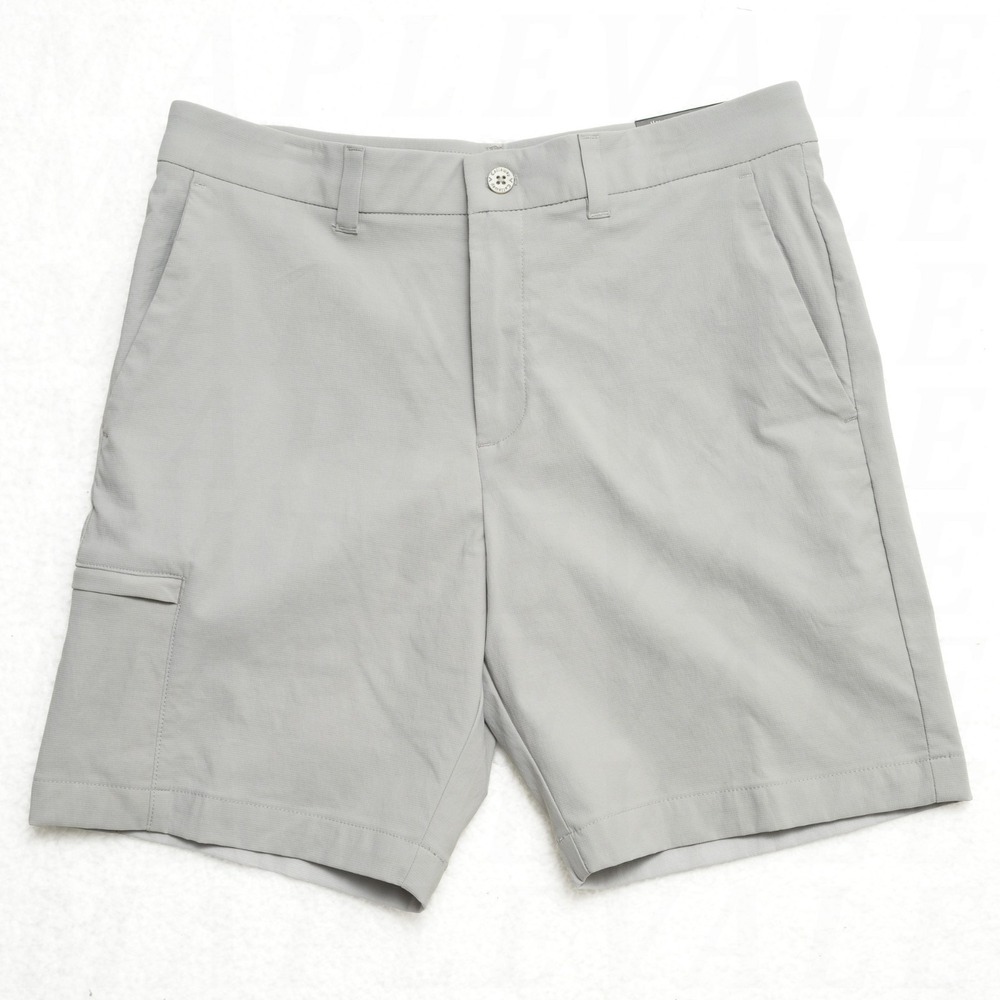 Callaway Boys Sz Large (14-16) Opti-Dri Golf Shorts 7" Inseam Grey Stretch Youth